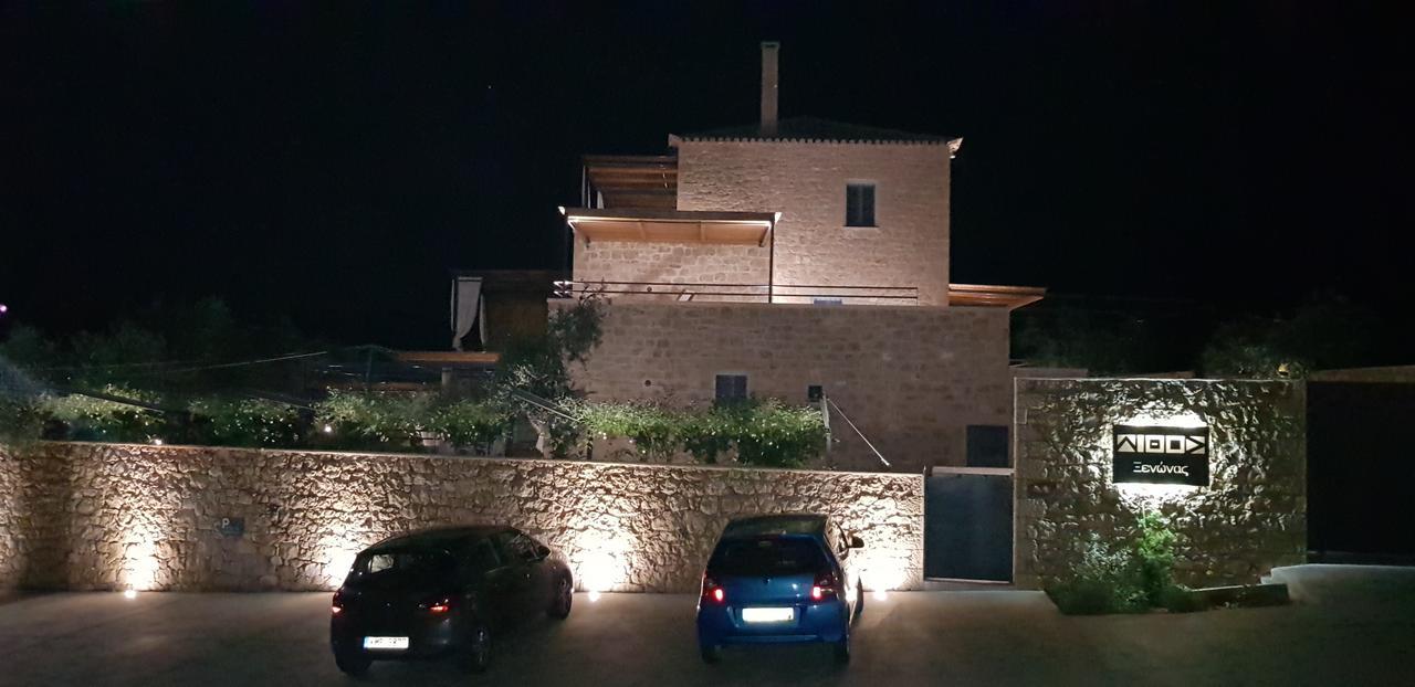 Lithos Guesthouse Kardamili ภายนอก รูปภาพ
